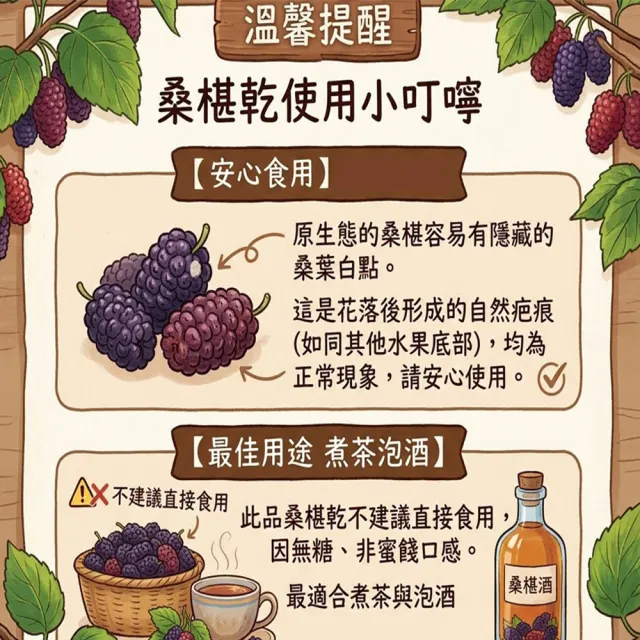 【蔘大王】滋葚原生黑桑葚（200gX3）(乾品非濕品 不建議即食 適合泡酒煮茶 桑椹)