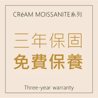 【CReAM】Molly 925純銀圓形三鑽莫桑鑽石鑽飾亮鑽銀色女項鍊 項鏈