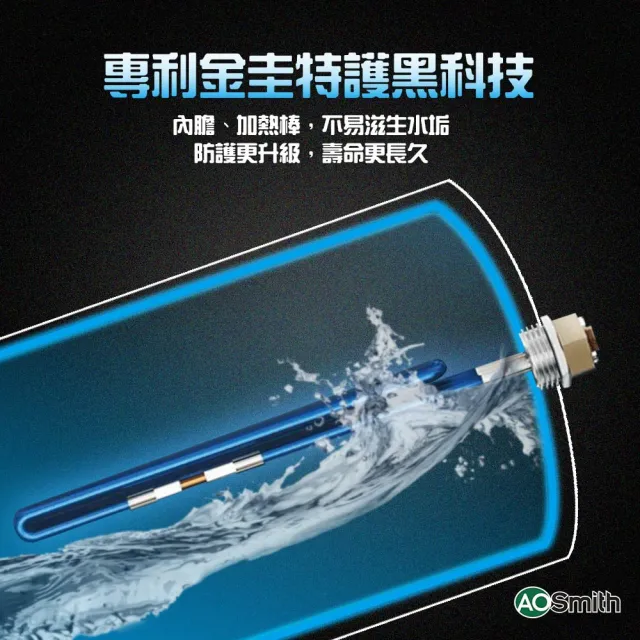 【A.O.Smith】歡慶618活動!!AO史密斯 100L壁掛型電熱水器(ELJH-100 含基本安裝)
