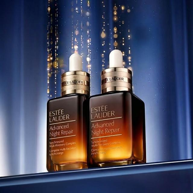【Estee Lauder 雅詩蘭黛】大容量小棕雙入組(特潤超導全方位修護露75mlx2/小棕瓶)