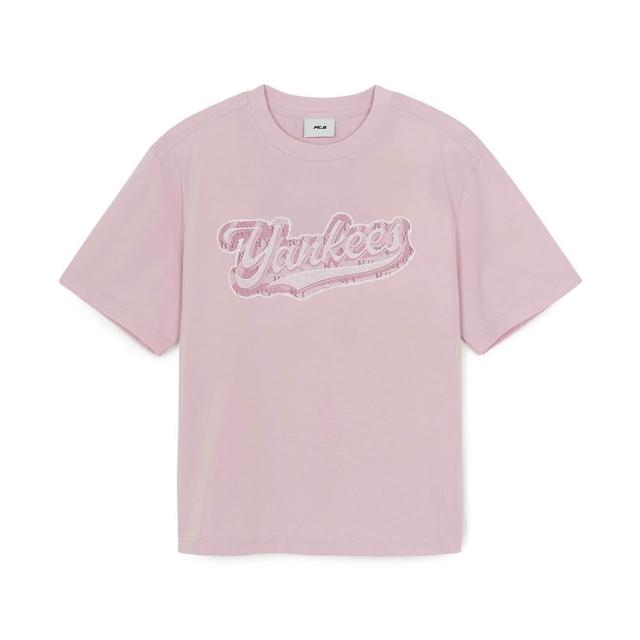 【MLB】童裝 短袖T恤 Monogram系列 紐約洋基隊 (7ATSM1963-50PKM)