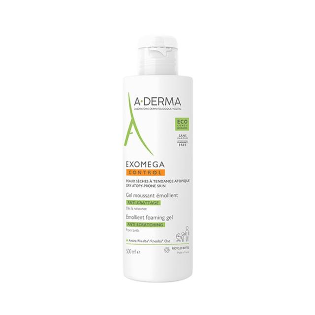 【A-DERMA 艾芙美】官方直營 新葉益護佳沐浴凝膠500ml(舒緩搔癢 / 嬰幼兒弱敏肌適用)