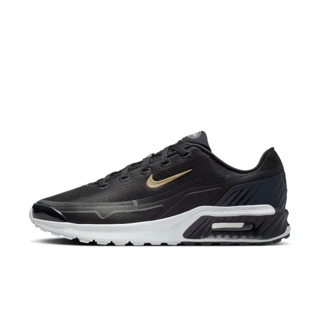 【NIKE 耐吉】AIR MAX BIA 運動鞋 休閒鞋 男鞋 黑 金 氣墊 緩震(IO9416-006)