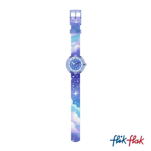 【Flik Flak】兒童手錶 MYSTIC CLOUDS 兒童禮物/安全防水/瑞士製造 FPNP158(31.85mm)
