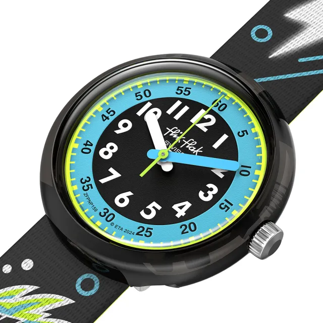 【Flik Flak】兒童手錶 MYSTIC DRAGON 兒童禮物/安全防水/瑞士製造 FPNP159(31.85mm)