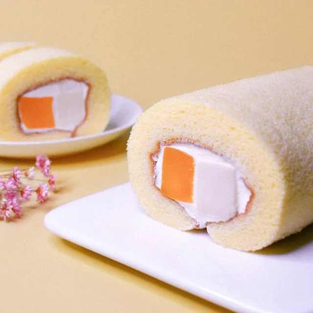 【聖保羅烘焙花園】芒果奶凍捲1條 (400g/條)