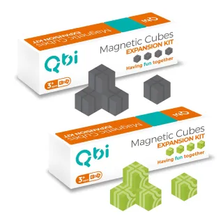 【Qbi 塊樂方程式】建築師擴充方塊組(軌道方塊8pcs/Qbi)