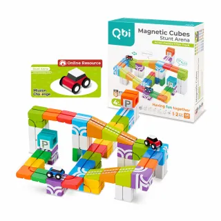 【Qbi 塊樂方程式】4歲｜飛車小玩家：百變軌道組(Qbi)