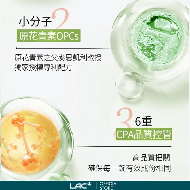 【LAC 利維喜】松樹皮菁華錠頂級寵愛組(共275錠/葡萄籽/OPCs/高單位松樹皮/青春/醫生推薦/花青素)