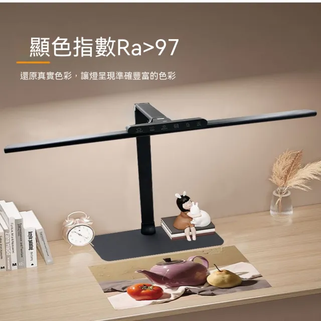 全光譜護眼檯燈 普瑞光源大燈面桌燈 桌面閱讀工作燈 電腦辦公照明燈 寢室宿舍專用檯燈