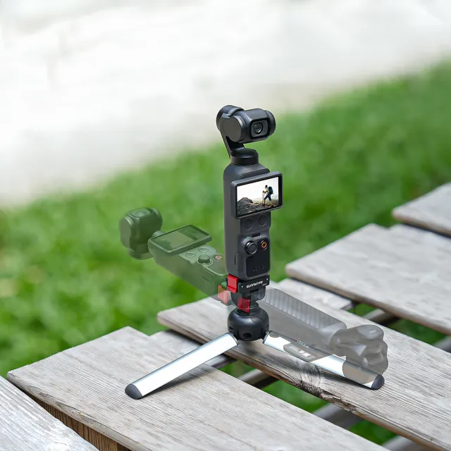 【Sunnylife】DJI OSMO POCKET 4P/4 180度可調式磁吸快拆轉接件(底部1/4螺紋孔)