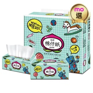 【朵舒】棉仔紙momocox虎姑婆蓬柔抽取式衛生紙(150抽x72包/箱)