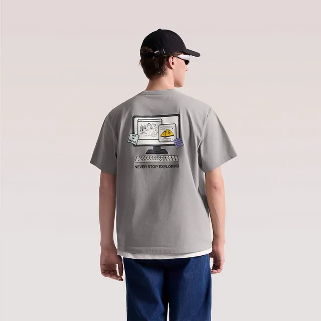 【The North Face】TNF 休閒 運動 短袖T恤 U OOO RLX SS TEE GRAPHIC 1 - AP 男 女 灰 (NF0A8M78BI4)
