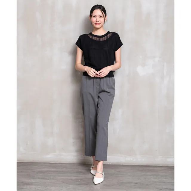 【perng yuh 芃諭名品】質感生活 燙褶 九分 錐形 西裝褲(2026 SS Collection|5A春夏新品上市)