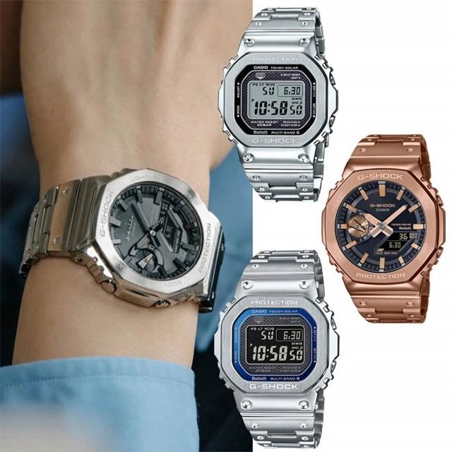 【CASIO 卡西歐】G-SHOCK 太陽能藍牙電波錶-7款可選(GMW-B5000D-1)