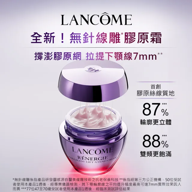 【LANCOME 蘭蔻】官方直營 極塑緊緻膠原霜50ml(LANCOME/膠原/拉提/緊緻乳霜/線雕膠原霜)