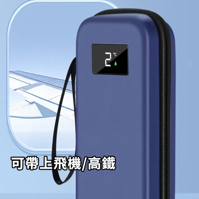 【Vita】中型雙筆袋胰島素保冷盒 藥物收納包 數顯溫度冷藏盒 藥品冷藏包 外出保冷袋 保冰袋 非醫療器材