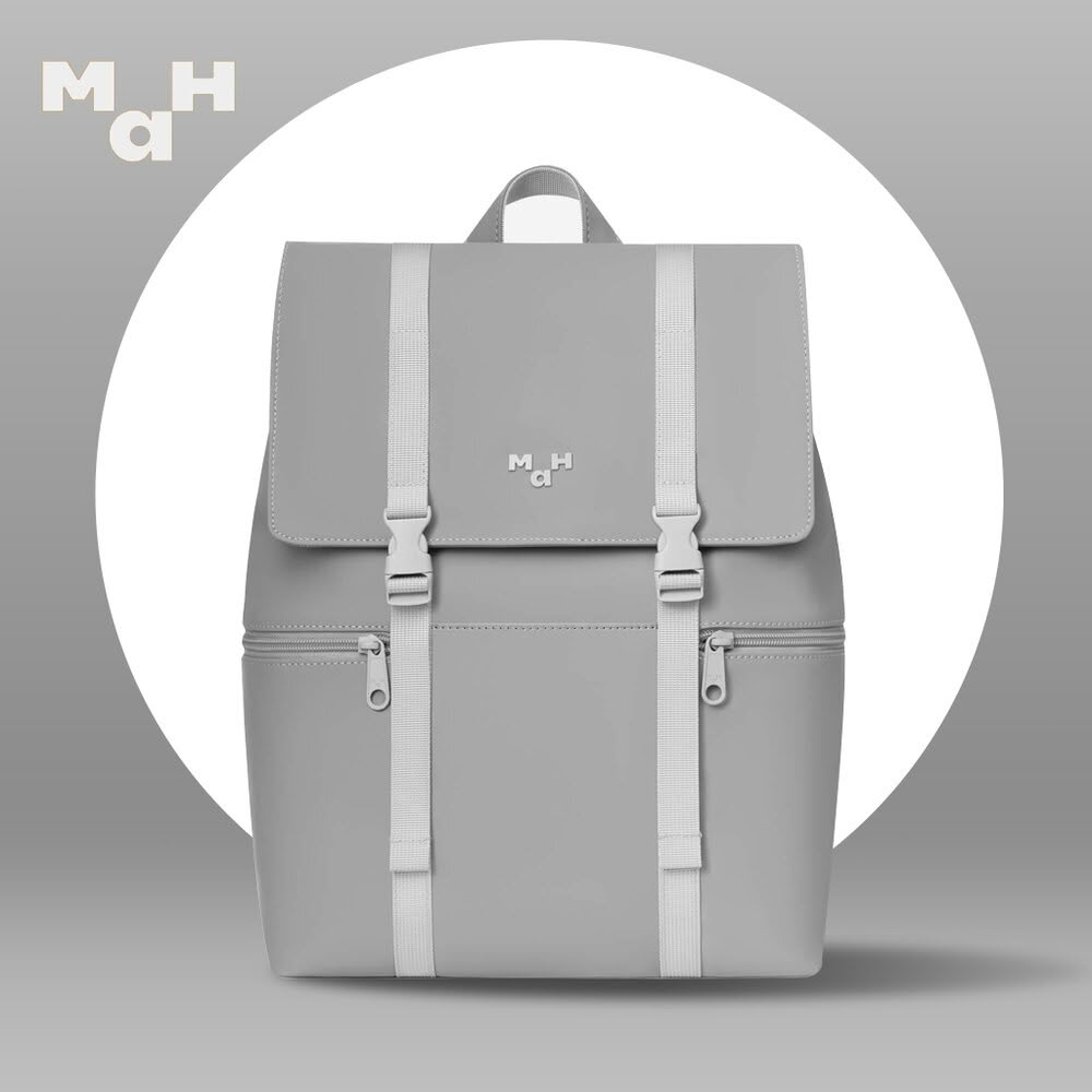 【MaH】官方旗艦館 Siro系列 經典純色電腦後背包(11L)