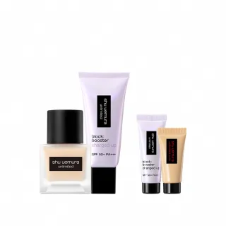 【Shu uemura 植村秀】官方直營  超持久輕粉底亮顏組(Shu uemura/持久粉底+亮顏乳)