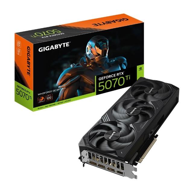 【GIGABYTE 技嘉】GeForce RTX 5070 Ti WINDFORCE OC SFF 16G 顯示卡