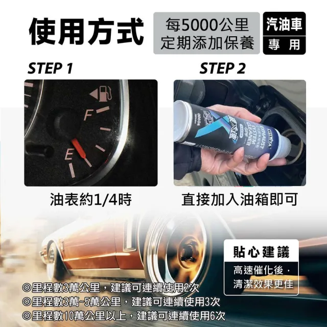 【WILITA 威力特】碳速X 三元催化清洗劑300ml(含氧感知器/觸媒轉換器/積碳清除)最新升級版
