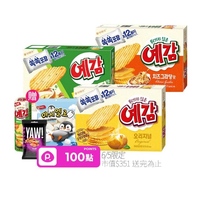 【好麗友】預感洋芋片大包裝6盒組(12小包／盒)