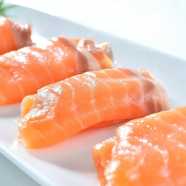 【鮮綠生活】智利頂級原料煙燻鮭魚切片 6包(100g±10%/包)