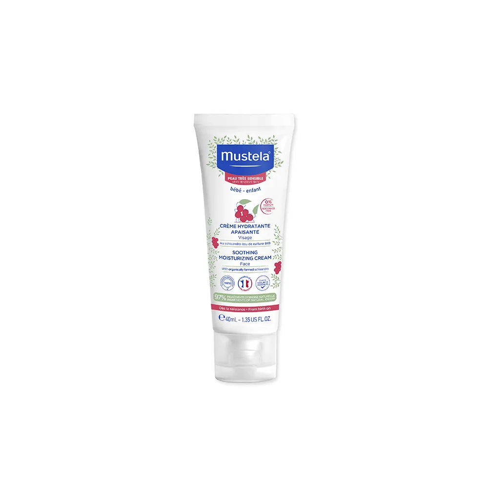 【Mustela 慕之恬廊】舒恬良 敏弱修復面霜 40ml(寶寶/新生兒/幼兒/兒童 臉部乳液)