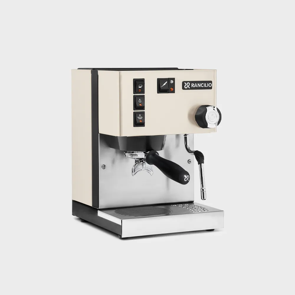 【Rancilio】Silvia 單鍋爐單孔 家用半自動義式咖啡機(時尚白)