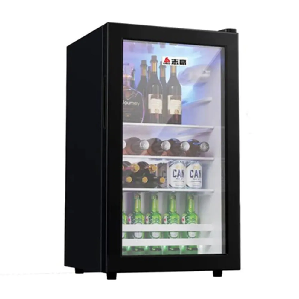 【YouPin】（台灣現貨）110V冷藏櫃58L冰箱酒水展示櫃飲料櫃蛋糕保險櫃製冷酒櫃立式(冷藏櫃/冰吧/冰箱/酒櫃)