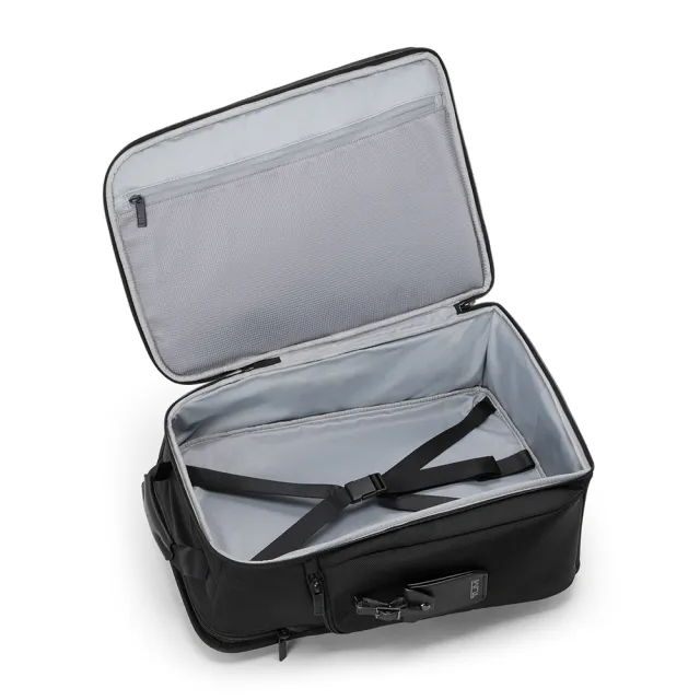 【TUMI】Alpha 15 吋筆電商務收納型彈道尼龍後背包 - 黑色(TUMI 官方旗艦店)