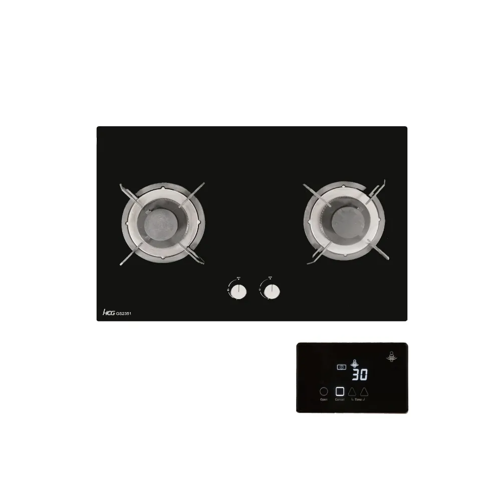【HCG 和成】GS2351智能聲控二口玻璃檯面爐(NG1/LPG  基本安裝)