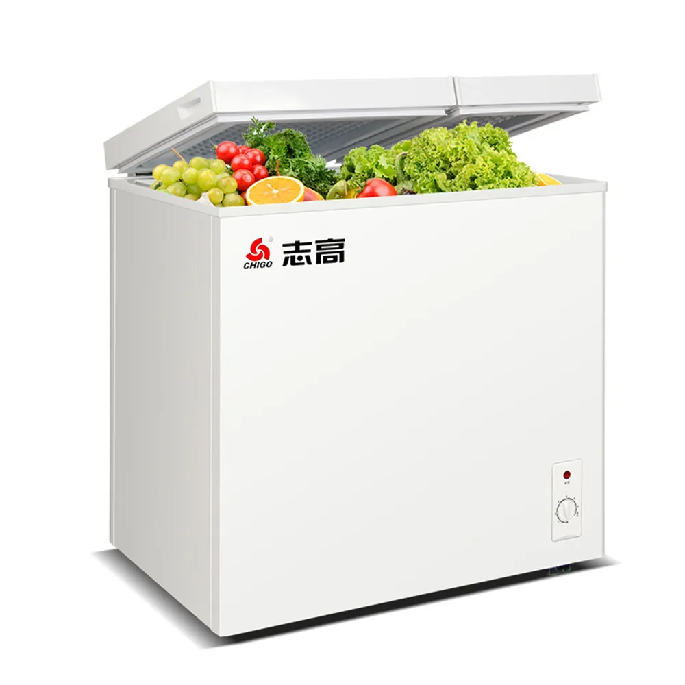 110v  容量88L冰櫃家用小型冰箱  臥式冰櫃 商用租房宿舍冷櫃 保鮮櫃 冷凍兩用雪糕櫃(冷藏櫃/冰箱)