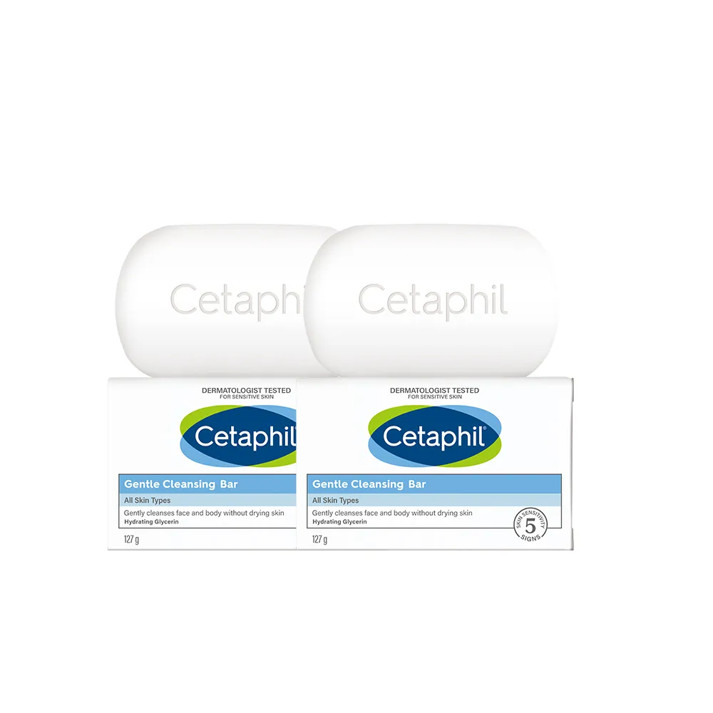 【Cetaphil 舒特膚】官方直營 溫和潔膚凝脂 127g 2入組(肥皂/敏感肌/B3/B5/無皂鹼)