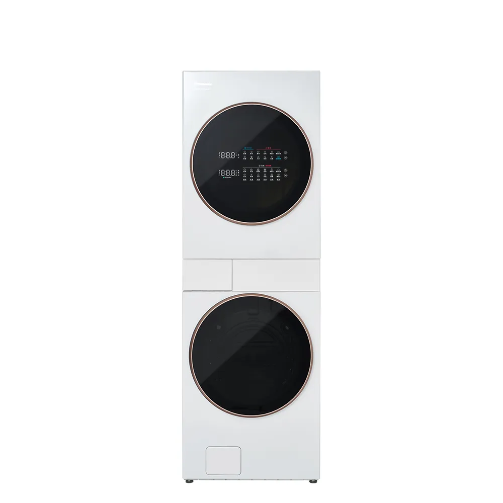 【Panasonic 國際牌】15KG+15KG熱泵AI洗烘洗衣機-冰鑽白(NA-V1515SP-WB/NA-V1515SP-WT)