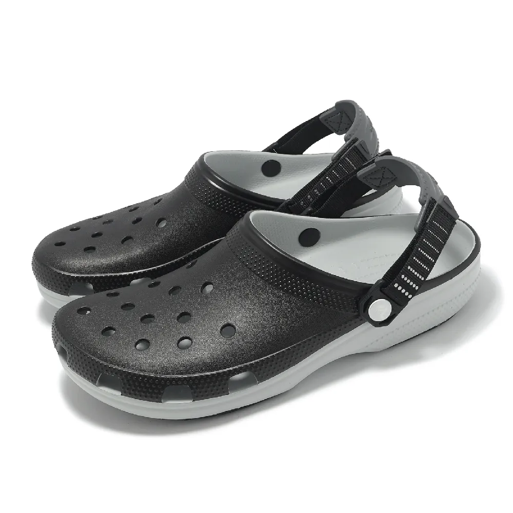 【Crocs】洞洞鞋 Classic Turbo Clog 男鞋 女鞋 經典渦輪克駱格 黑 涼鞋(211287001)