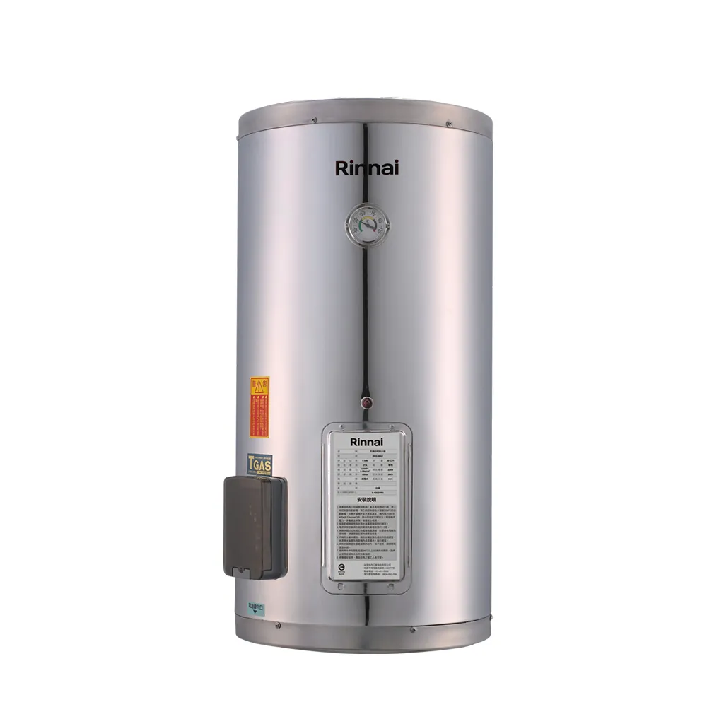 【林內】8加侖 31L直掛式不鏽鋼內膽儲熱式電熱水器 REH-0862 含基本安裝