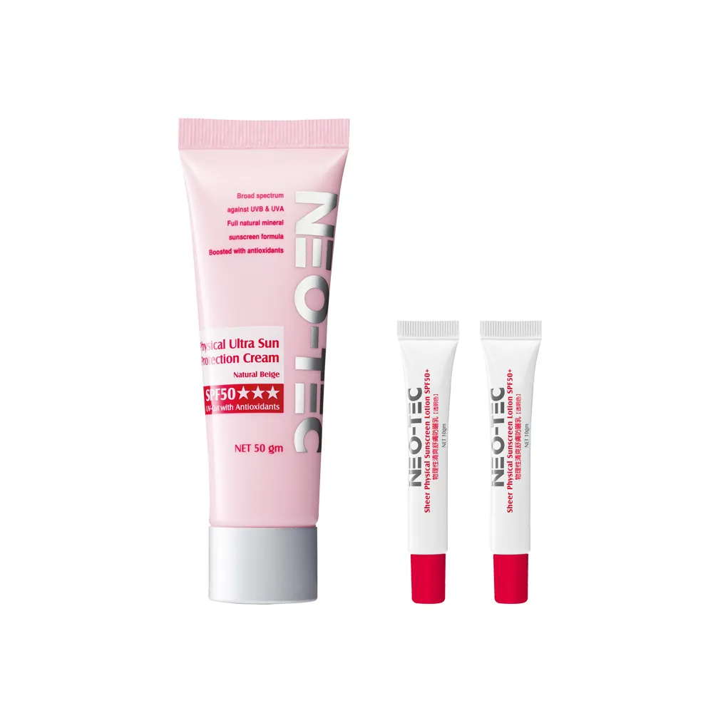 【NEO-TEC】物理性潤色防曬霜SPF50★★★50gm(自然膚)