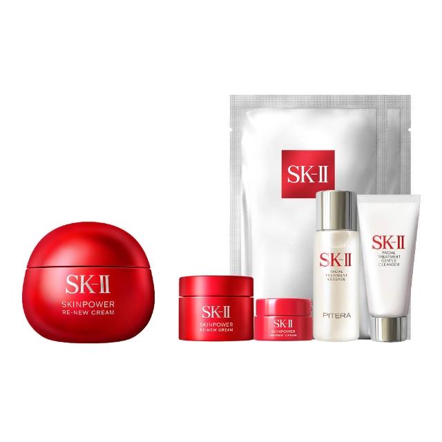 【SK-II】官方直營 肌源賦能煥顏活膚霜 100g(經典版/乳霜/臉部保養/澎彈/緊緻/大紅球/超大牌)