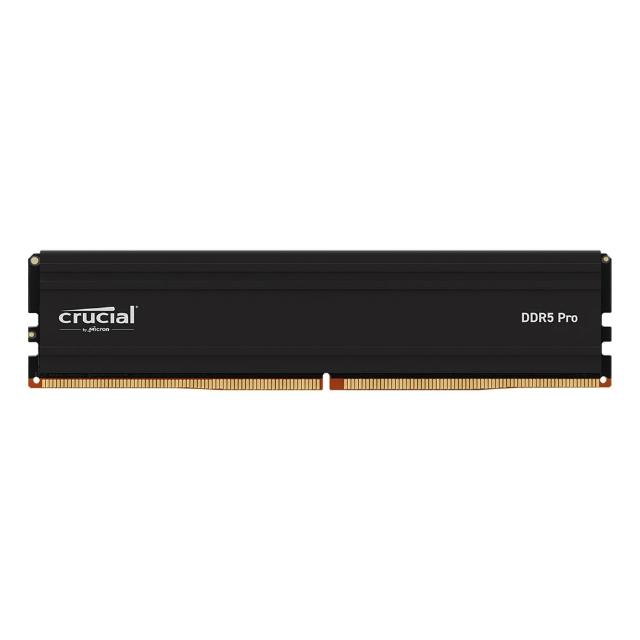 【Crucial 美光】PRO D5 5600 48G 超頻桌上型記憶體(黑散熱片)