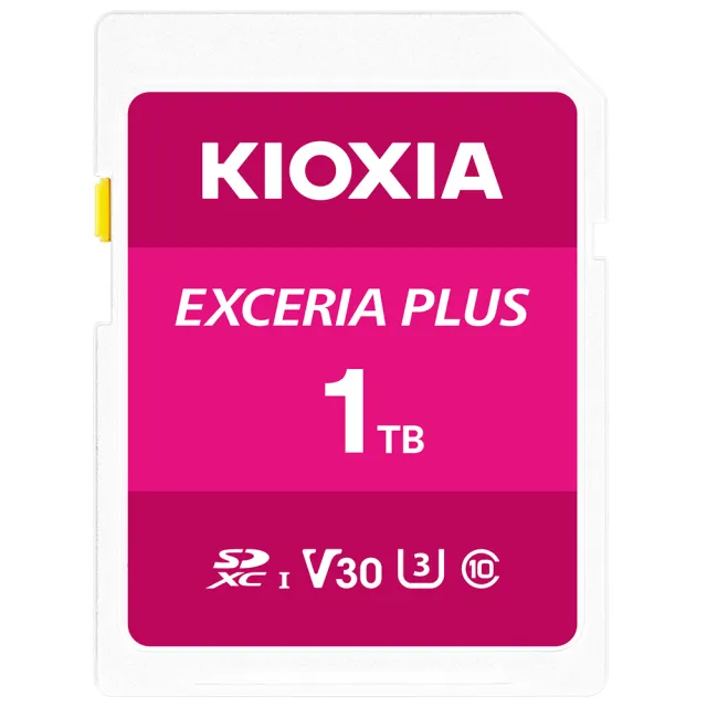 【KIOXIA  鎧俠】EXCERIA PLUS SDXC UHS-I V30 U3 1TB 記憶卡