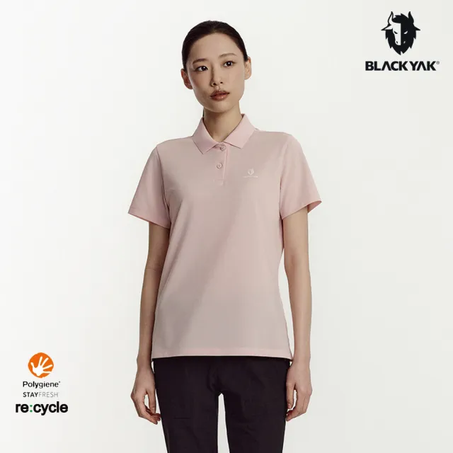 【BLACKYAK】女 ICE NECK短袖POLO衫[三色]涼爽 網眼透氣 吸濕快乾 抗菌除臭｜FB1WC102