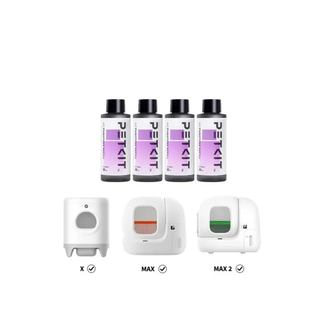 【Petkit 佩奇】智能貓砂機專用淨化液 50ml*4入(PETKIT貓砂機專用/除臭淨化液/長效淨化液)
