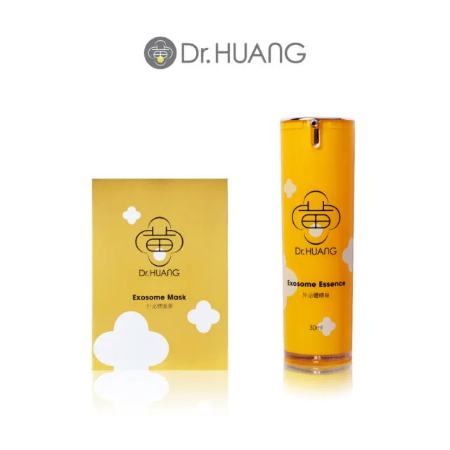 【Dr.Huang 黃禎憲】高效逆齡緊緻組-外泌體精華30ML*1瓶+外泌體面膜5片入*1