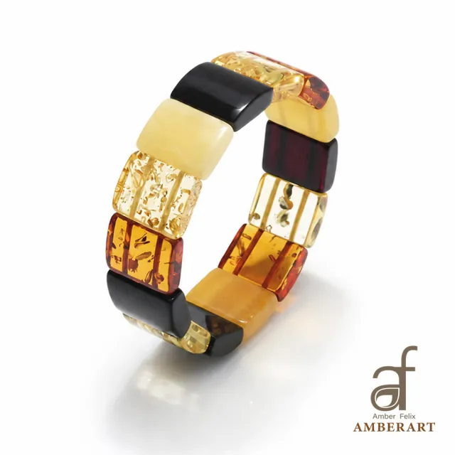 AF AMBER ART四方來財琥珀手排天后回歸