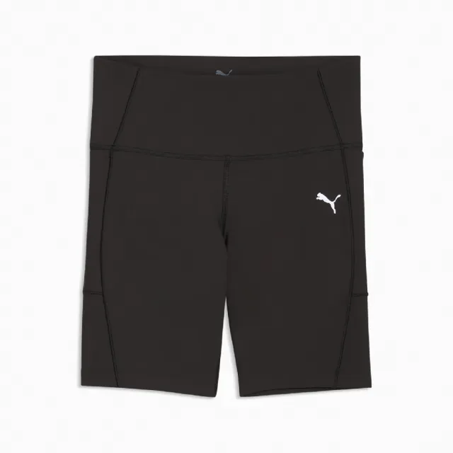 【PUMA】緊身褲 Dreamrun Running 7吋 女款 歐規 單車褲 黑 跑褲 528432-01