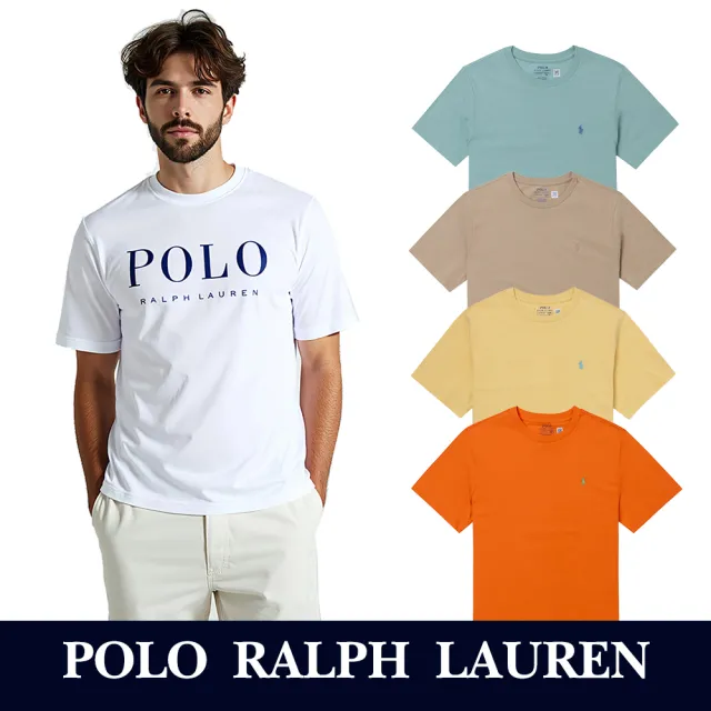 【RALPH LAUREN】RL POLO 經典刺繡小馬素面短袖T恤 上衣-青年款-多色選(平輸品/素T/短T/可男女穿搭)