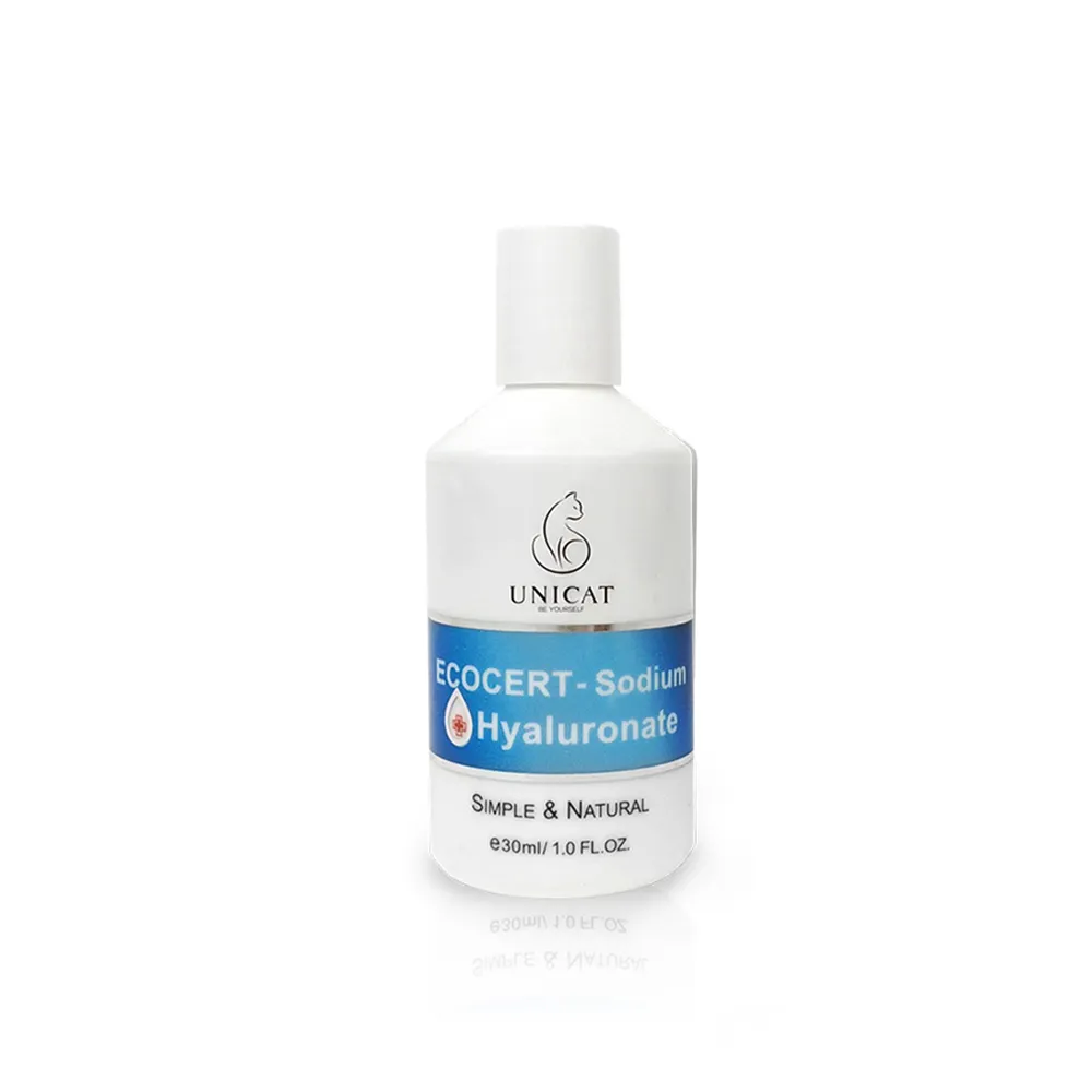 【UNICAT 變臉貓】99%玻尿酸保濕精華｜高效補水 30ml(敏弱適用 高純度保濕)