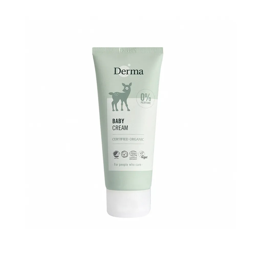【Derma 丹麥德瑪】寶寶有機滋潤護膚霜 100ml