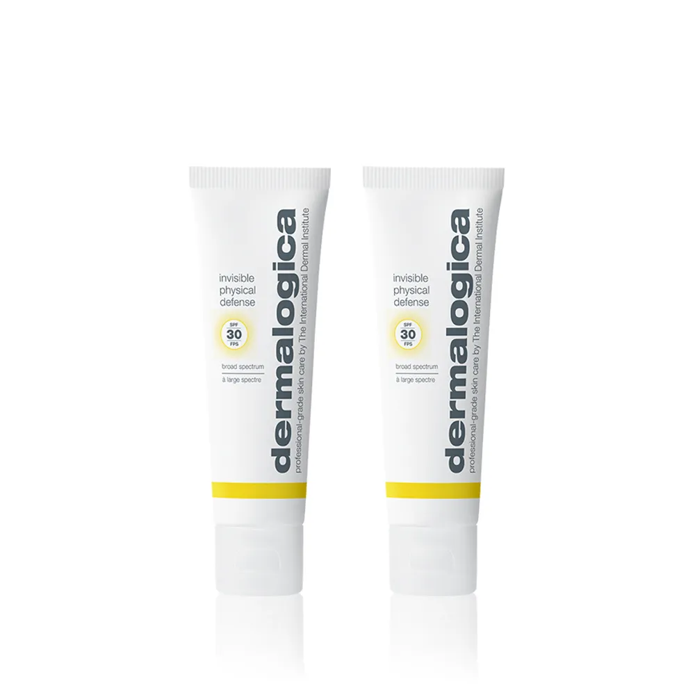 【dermalogica 德卡】隱形修護防曬霜SPF30 50ml雙入(純物理防曬/清爽防曬/醫美保養/夏季防曬)